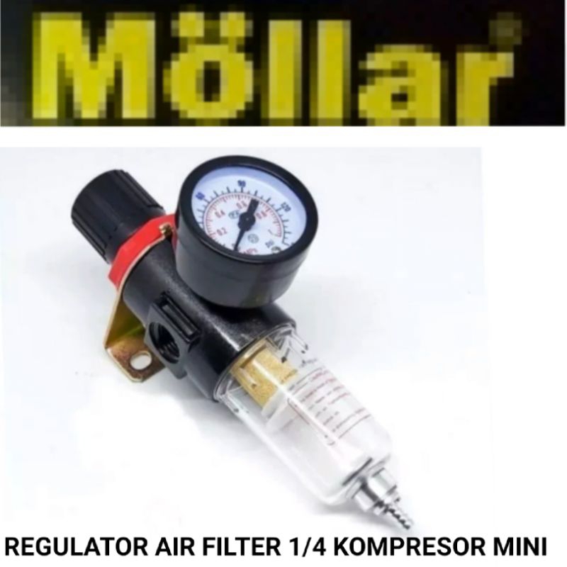 regulator air filter kontrol 1/4 kompresor mini mollar