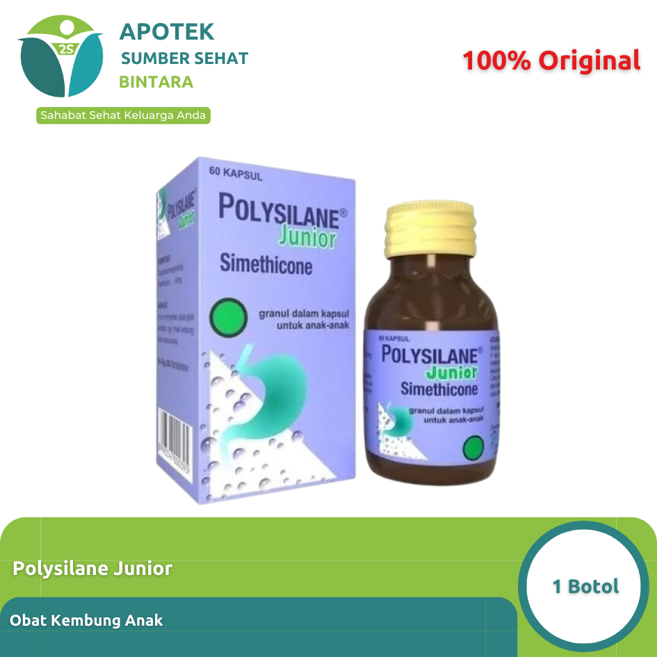 Polysilane Junior Obat Kembung Anak