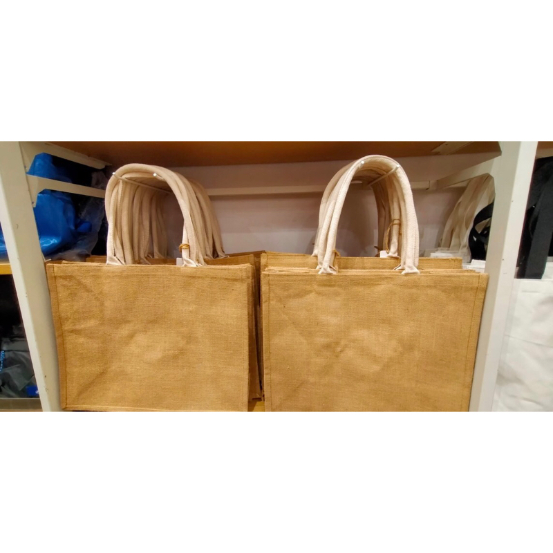 Tas bahan karung XL tote bag