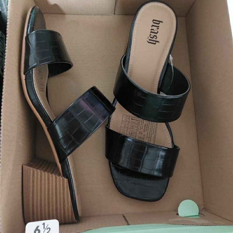 Sandal Block Heels Brash By Payless Harga Normal 459.000