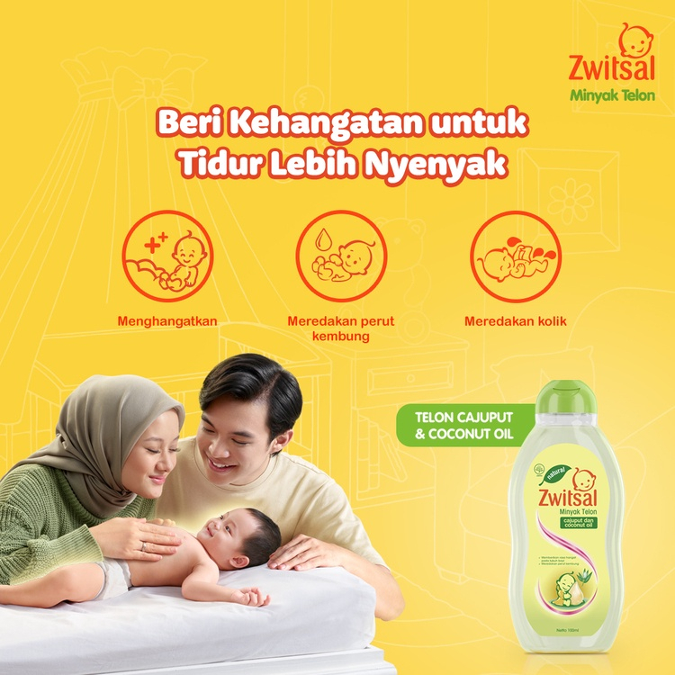 Zwitsal Minyak Telon 60ml &amp; 100ml