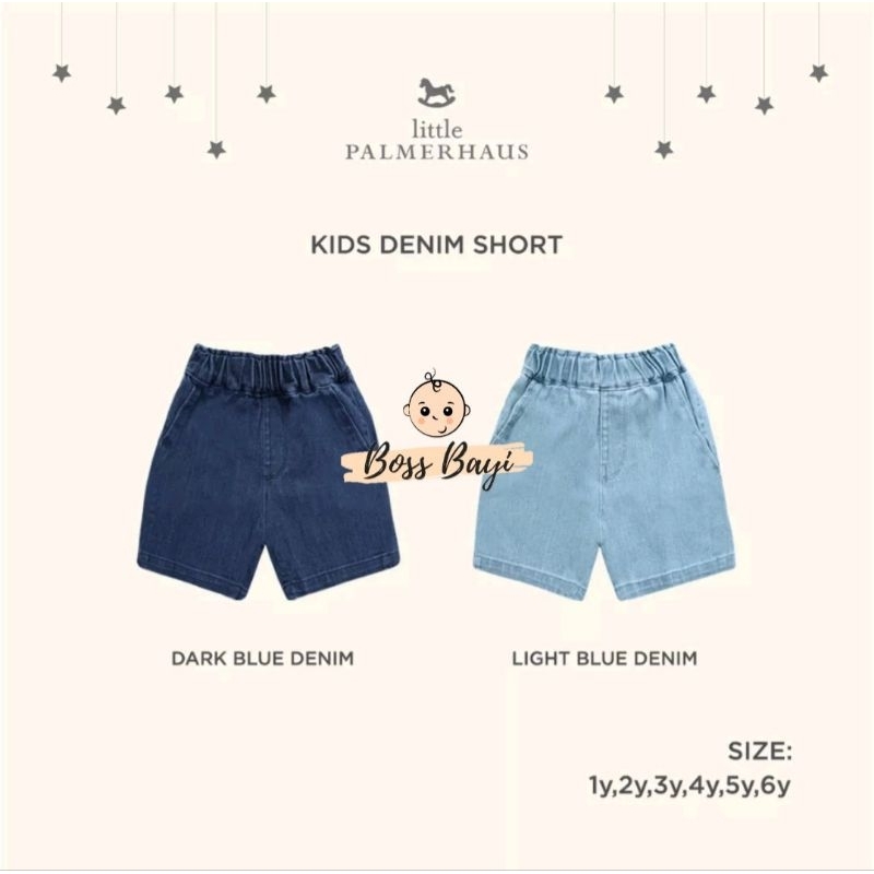 LITTLE PALMERHAUS - KIDS DENIM SHORT PANTS / Celana Pendek Jeans Anak
