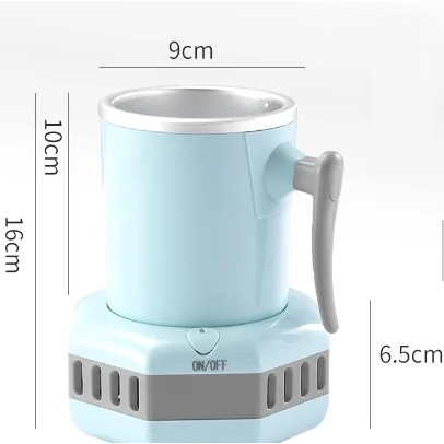 Gelas Elektrik Pendingin Minuman 420ML Cooling Cup Mini Smart Beverage Minuman Tetap Dingin Tanpa Memerlukan Kulkas