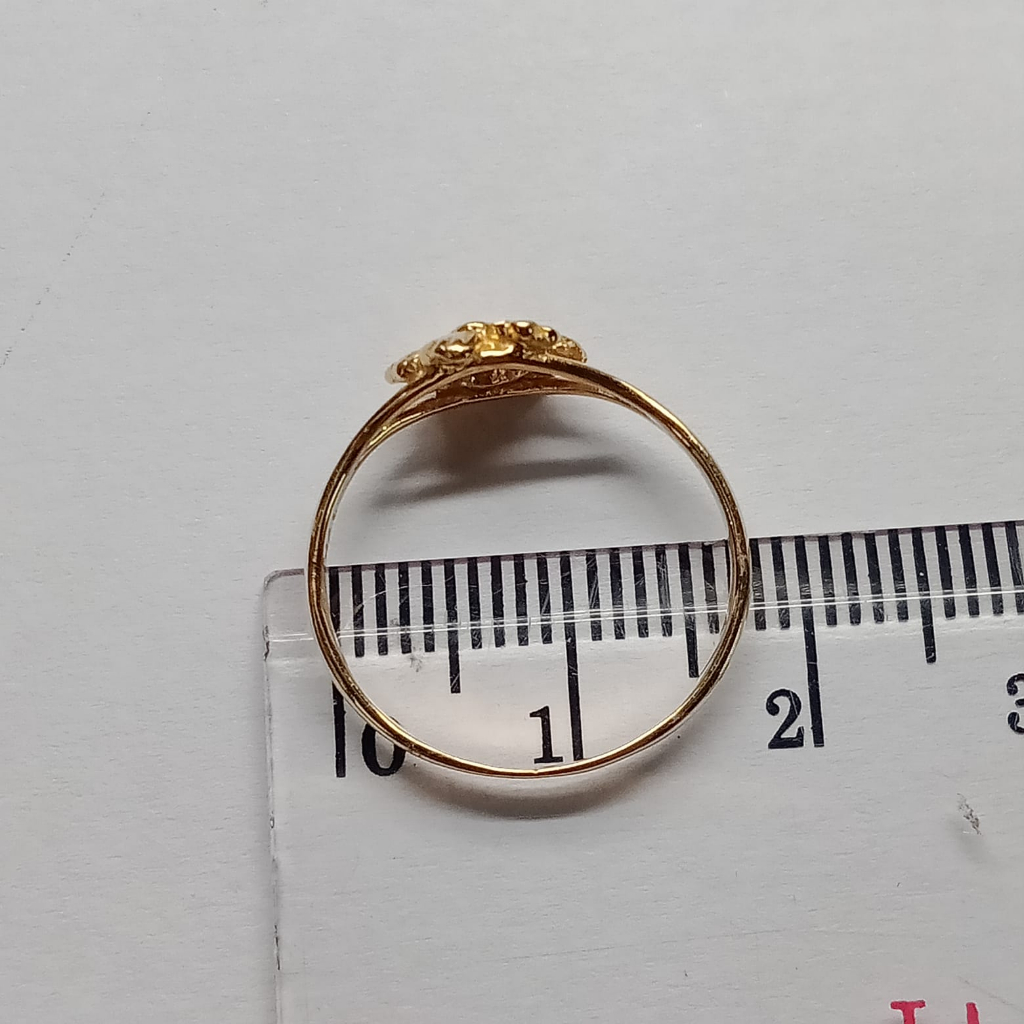 Cincin Emas 17K - 1.55 Gr Kadar 750 - 4756