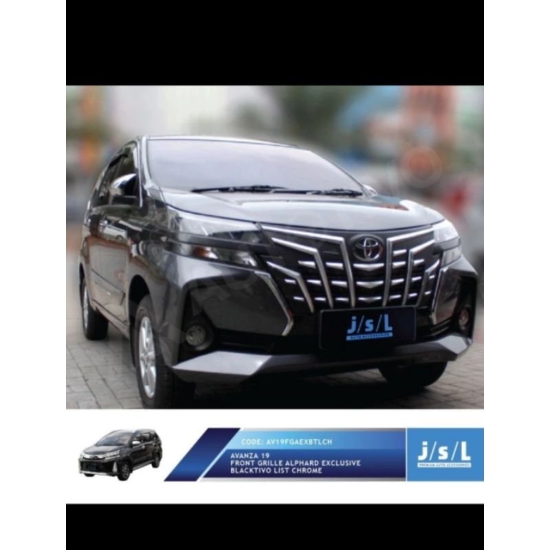 GRIL GRILL DEPAN AVANZA 2019 2020 2021 MODEL ALPHARD PLASTIK ABS