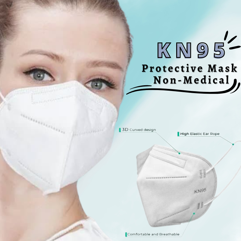 KN95 Protective Mask 5 Layer Non Medical Masker Non Medis 1 Box @10PCS - KN95NM