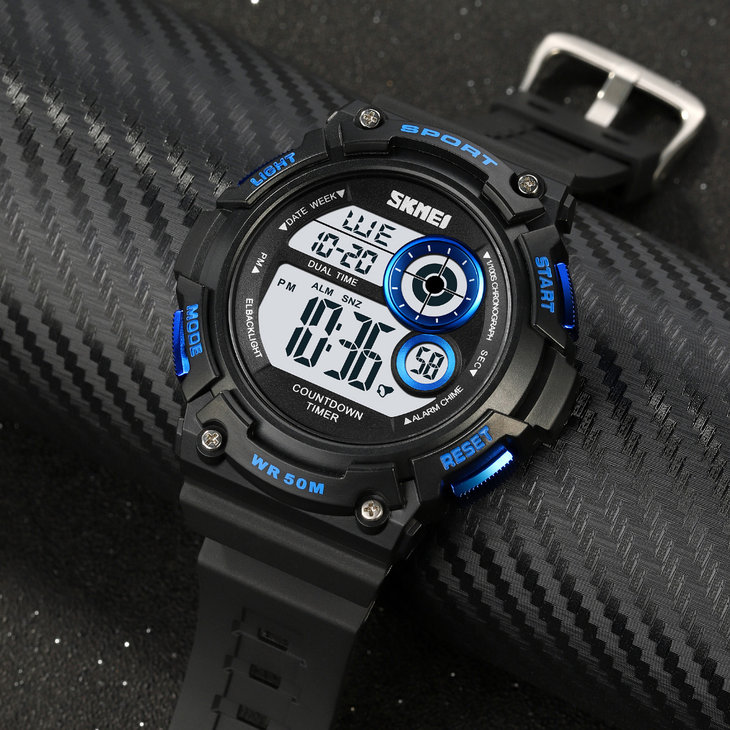 SKMEI 2017 Jam Tangan Pria Digital Anti Air 5 Bar WATCHKITE WKOS