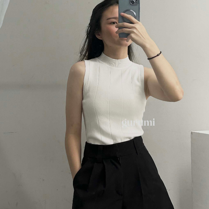 Clara Top | atasan turtle neck knit