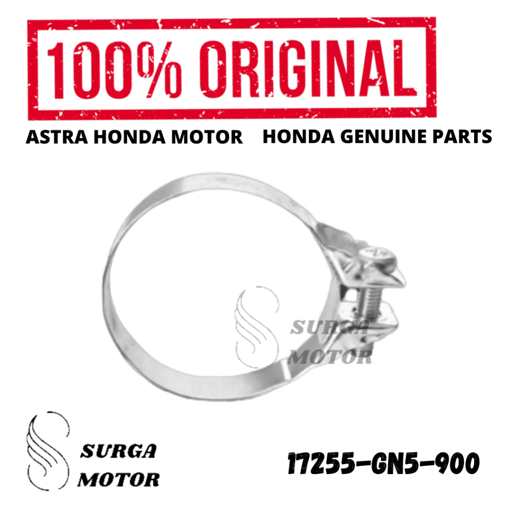 Band Connecting Tube Klem Karet Filter Grand Impressa Revo Supra FIT   17255-GN5-900 Kleman Pengait 