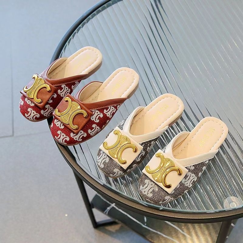 【FREE BOX IMPORT】VF612 - Sandal Slip On Anak Fashion Import