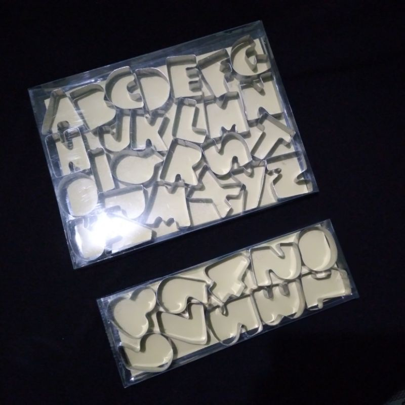 [PAKET HEMAT] CETAKAN WORTEL | HIRUF & ANGKA | Cetakan wortel cutter huruf angka stainless tumpeng