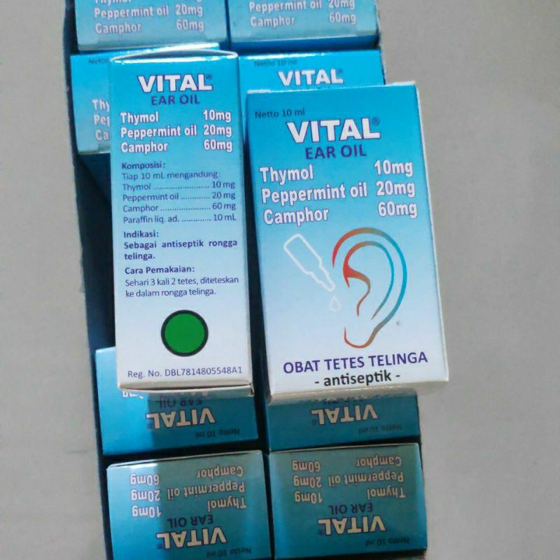 Vital Ear Oil Obat tetes Telinga antiseptik 10ml