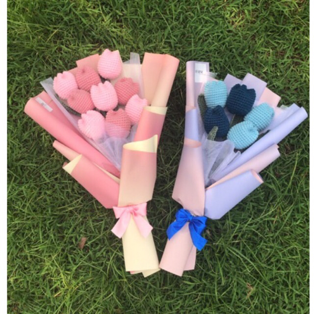 DEARM - AURORA - Tulip Crochet Flower Bouquet | Crochet Tulip | Buket Bunga Tulip | Buket Tulip