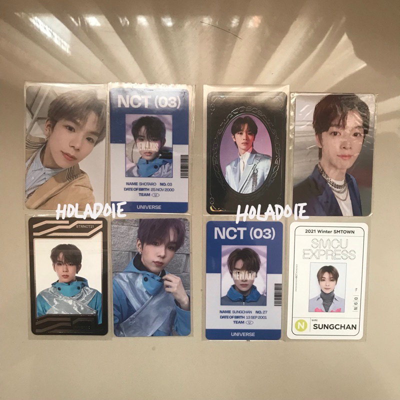 CLEARANCE SELL PC SUNGCHAN SHOTARO OFFICIAL : Resonance Yearbook Universe Pass Card