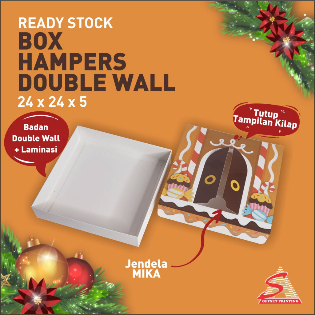 

24 x 24 x 5 Box Hampers Double Wall