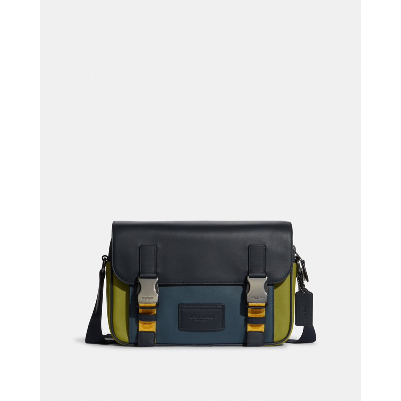 Coach Track Crossbody In Colorblock With Coach (C 8131)