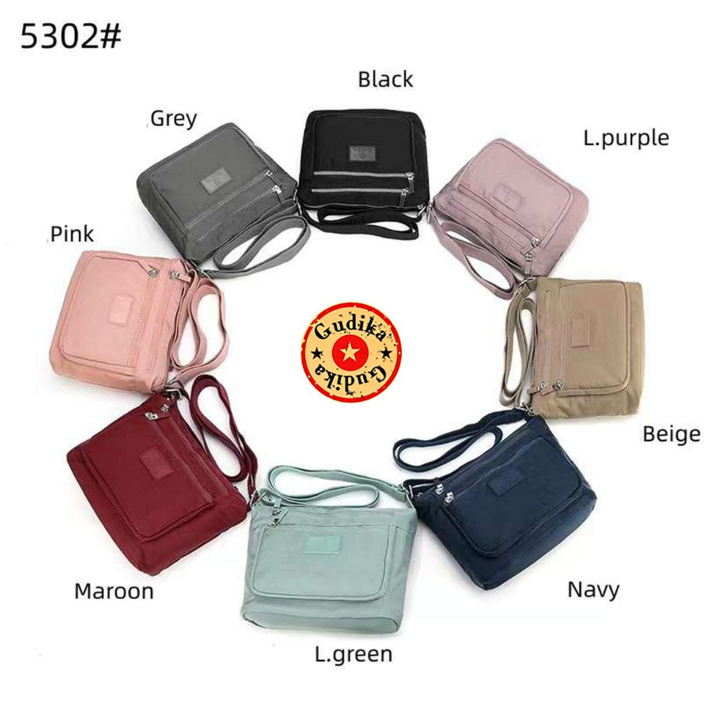 New Arrival !! Tas Selempang GUDIKA Wanita 5302 Import Original                                                                 tas cewek - tas waterproof - tas fashion - tas korea - tas kondangan - tas bahu - sling bag - shoulder bag - tas mini - tas bag