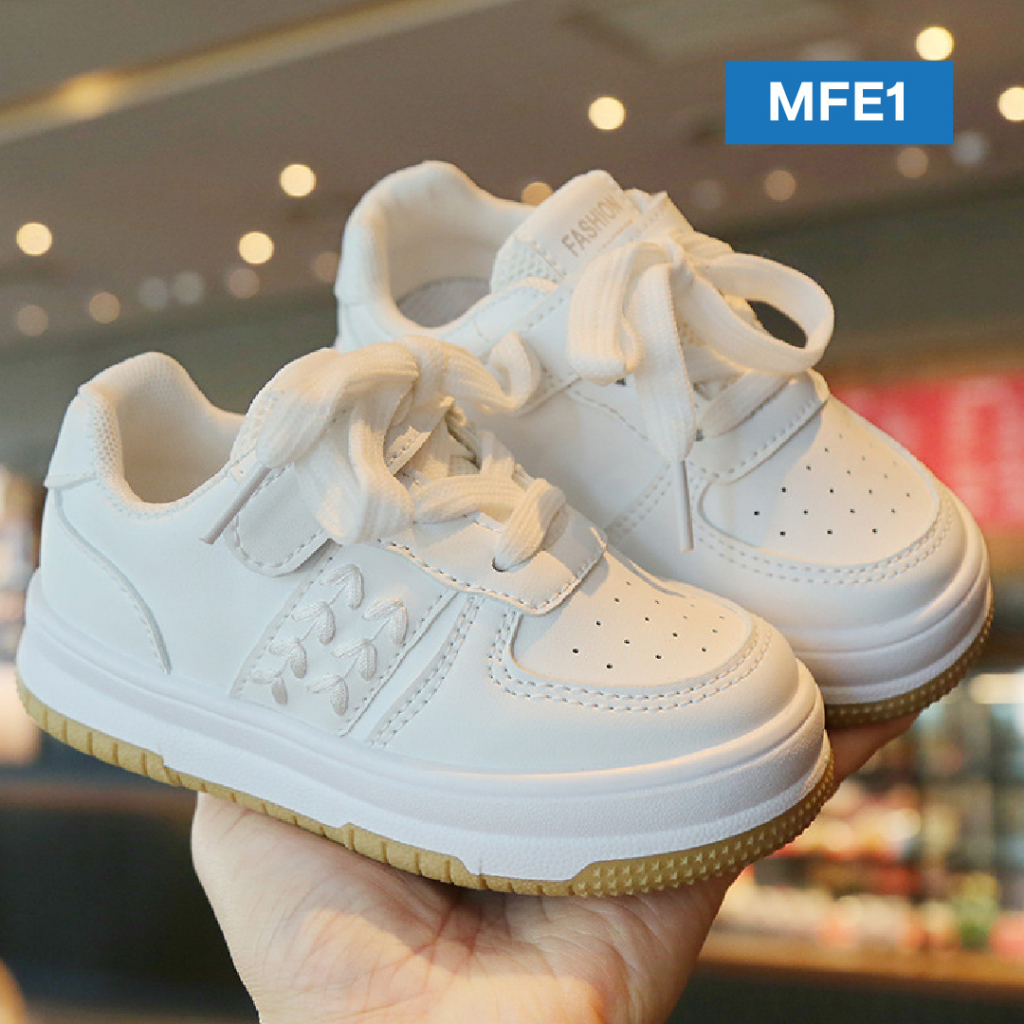 LAPAGO - Sepatu Sneaker Putih Anak Perempuan Casual Import Usia 1 - 12 Tahun Type MFE
