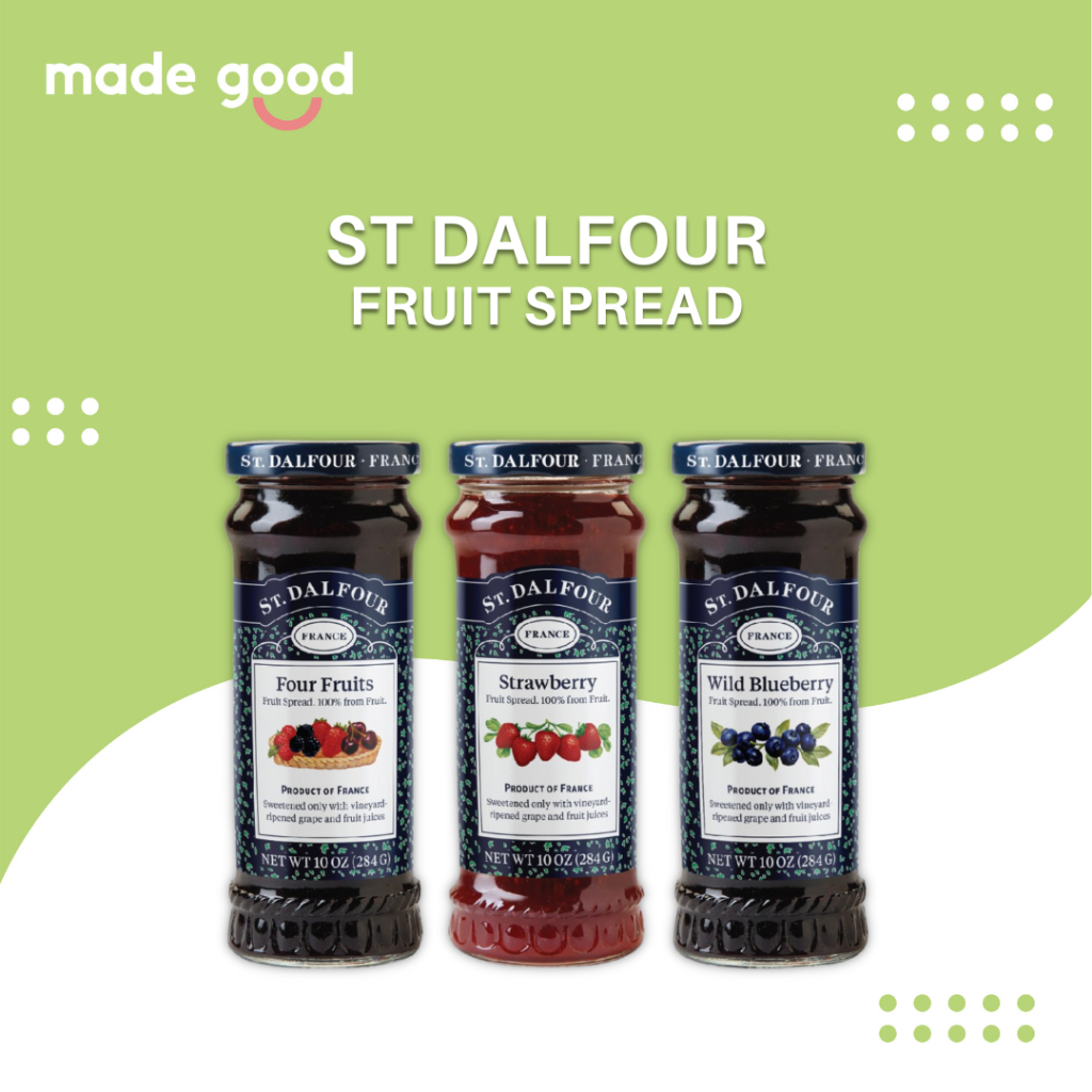 

St. Dalfour Strawberry Blueberry Four Fruit Spread 284gr
