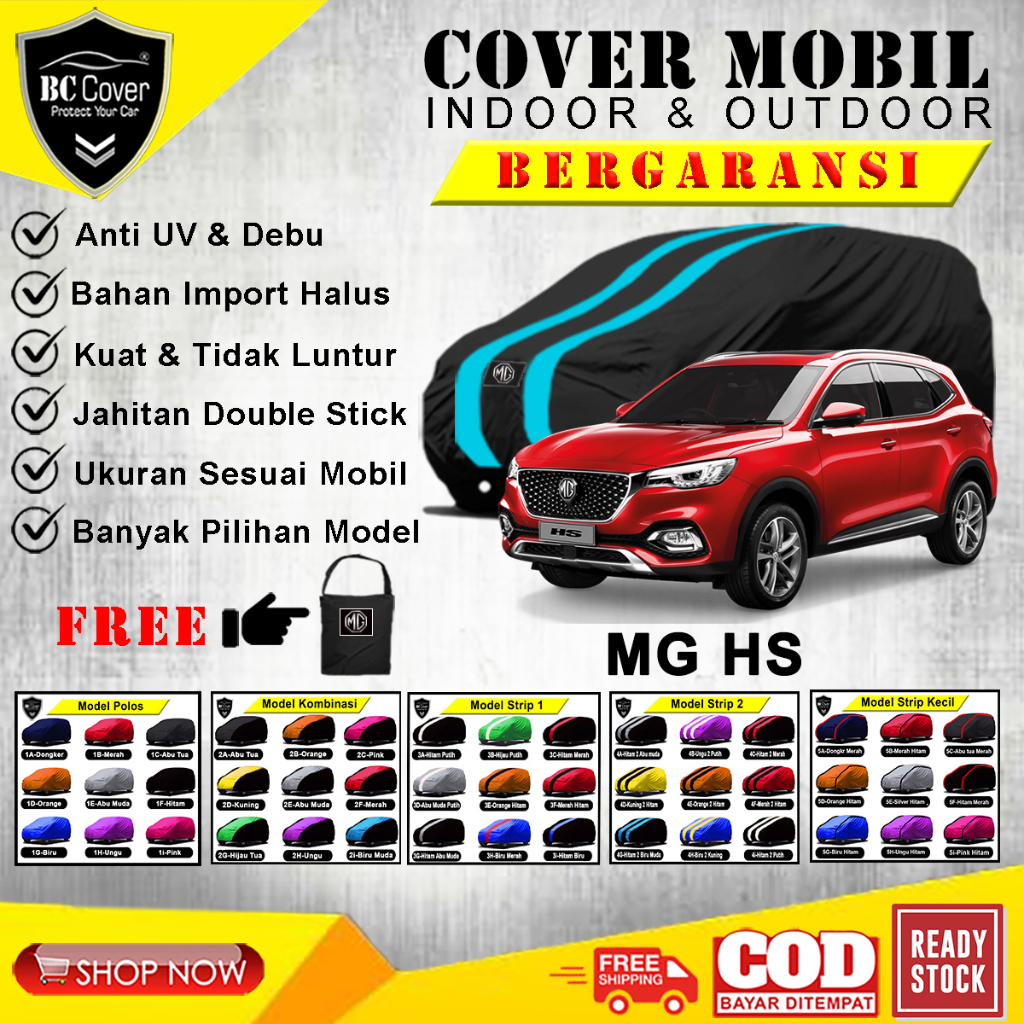 Car Body Cover Mobil MG HS 2022 / Sarung Mobil Morris Garage HS / Mantel Tutup Penutup Selimut Kerudung Jas Pelindung Kerodong Klambu Krudung Pembungkus Kelambu Mantol Tudung Terpal Tutupan Indoor Waterproof Outdoor Anti Air Aksesoris Eksterior Mobil