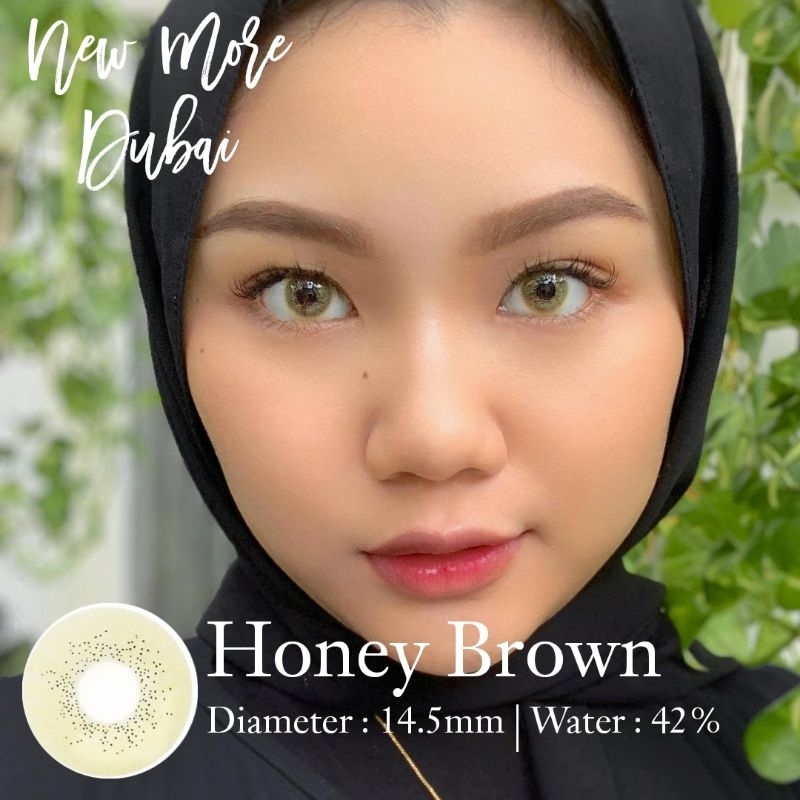 Softlens (Normal)  New more Dubai 14,5mm Free Lenscase Softlens Mua ,  wedding , lensa warna