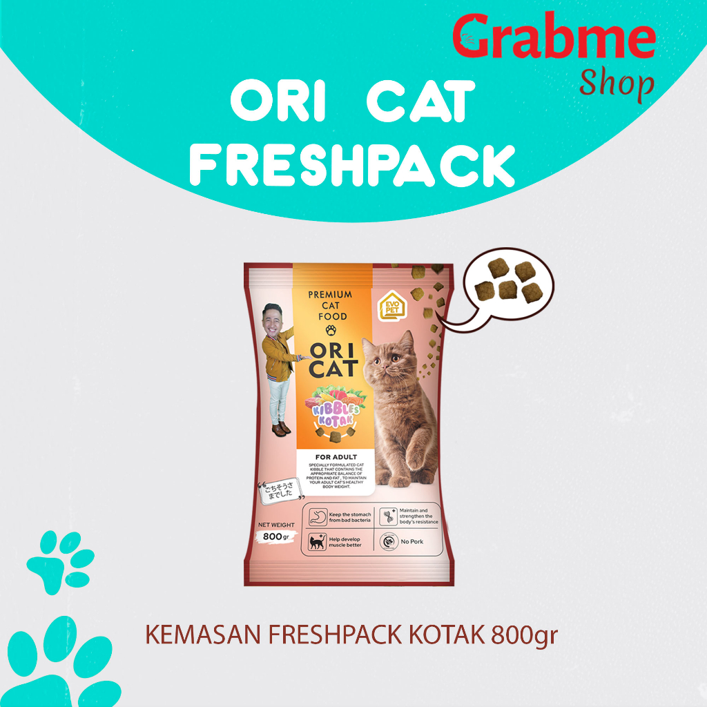 Makanan Kucing kering murah Ori Cat 1kg All Varian