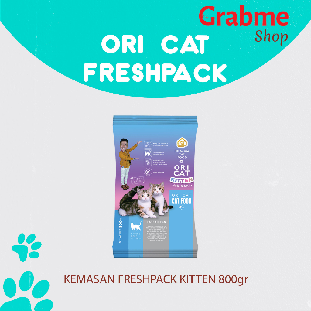 Makanan Kucing kering murah Ori Cat 1kg All Varian