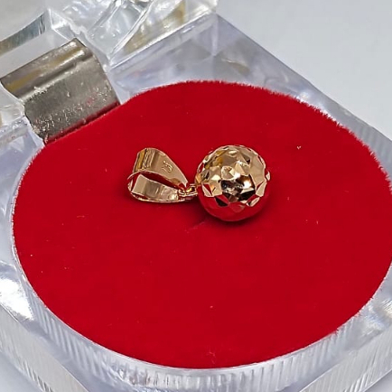 Tiara Jaya #Kalung Wanita Emas Dan Liontin Bola Emas ASLI Kadar 700 70%