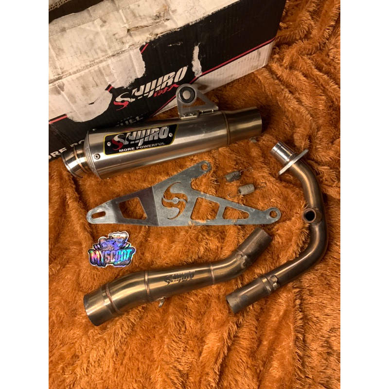 knalpot shijiro m3 second vespa