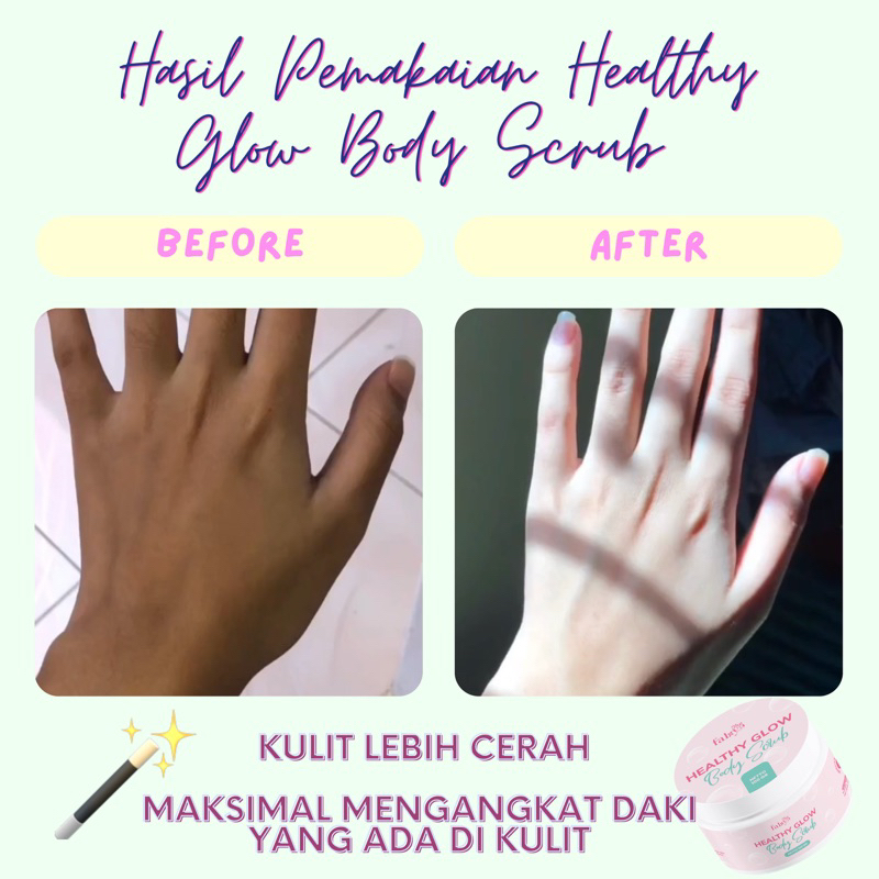 Healthy Glow Body Scrub by The Falsya Beauty