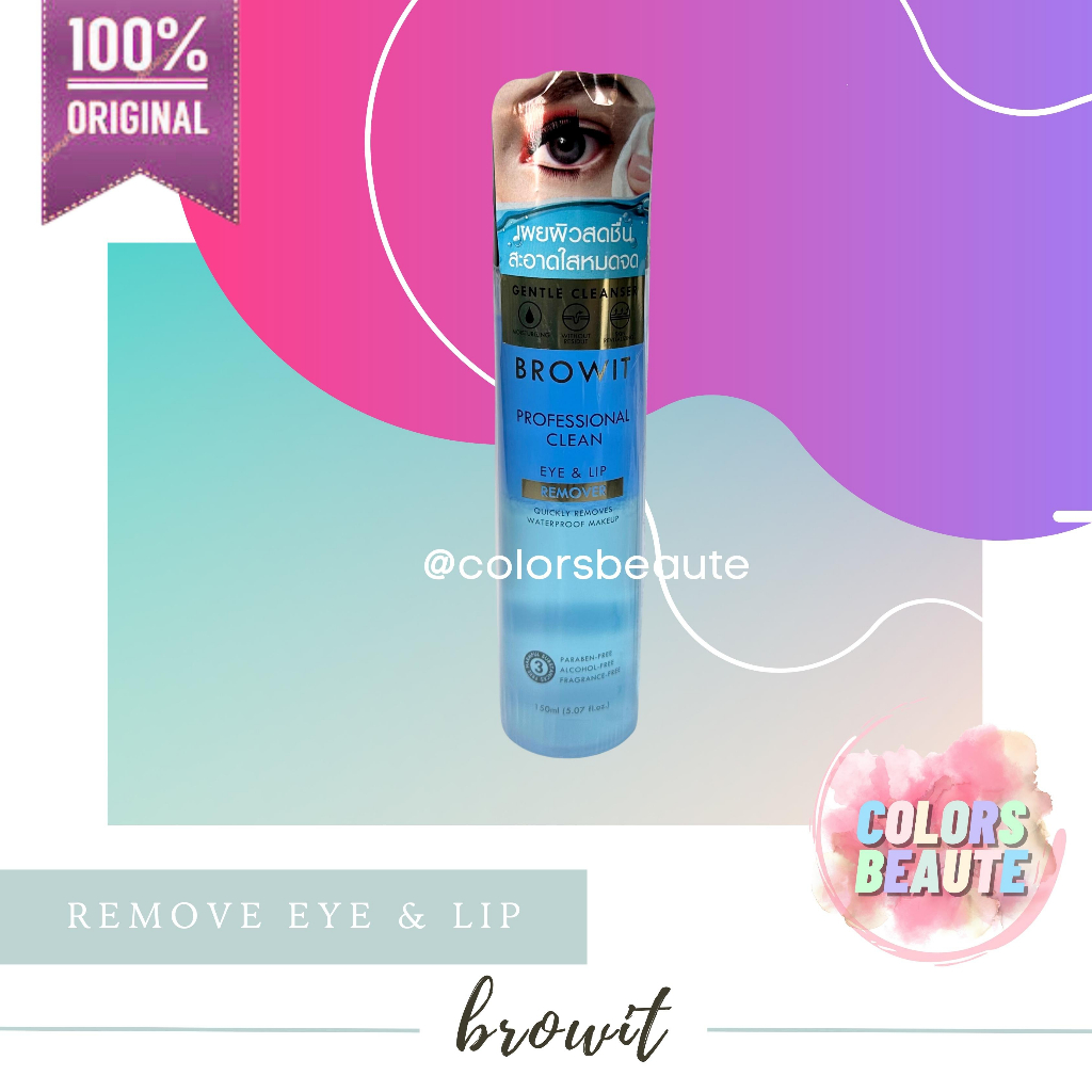 Browit Professional Clean Eye Lip Remover 150ml.