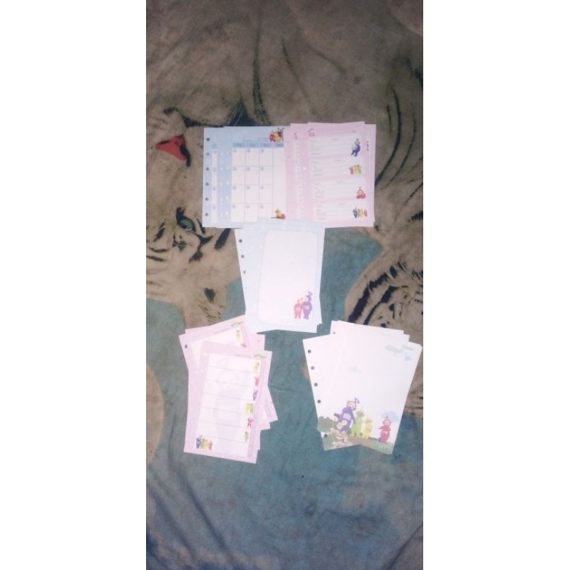 Isi binder kecil A7 Teletubbies