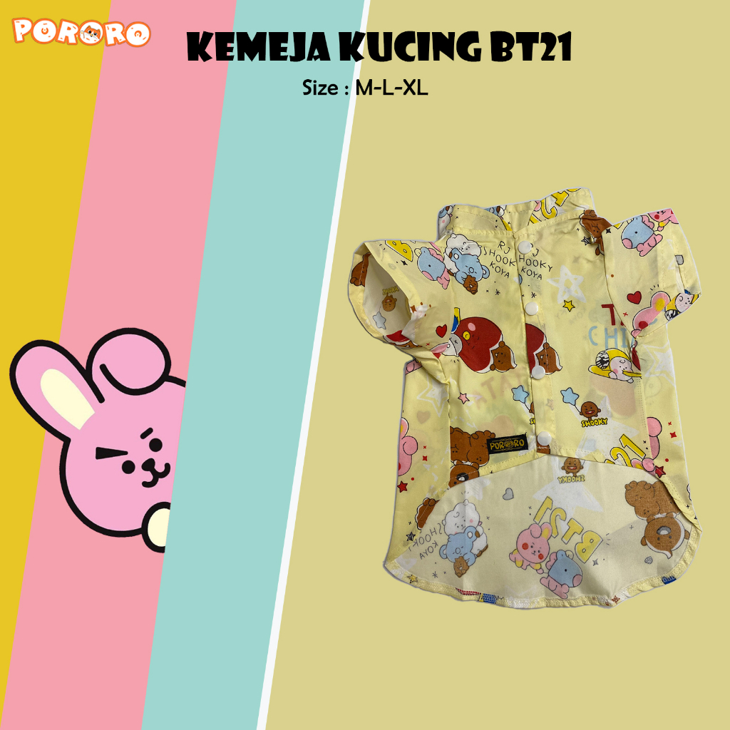 Pororo - Kemeja Kucing BT21