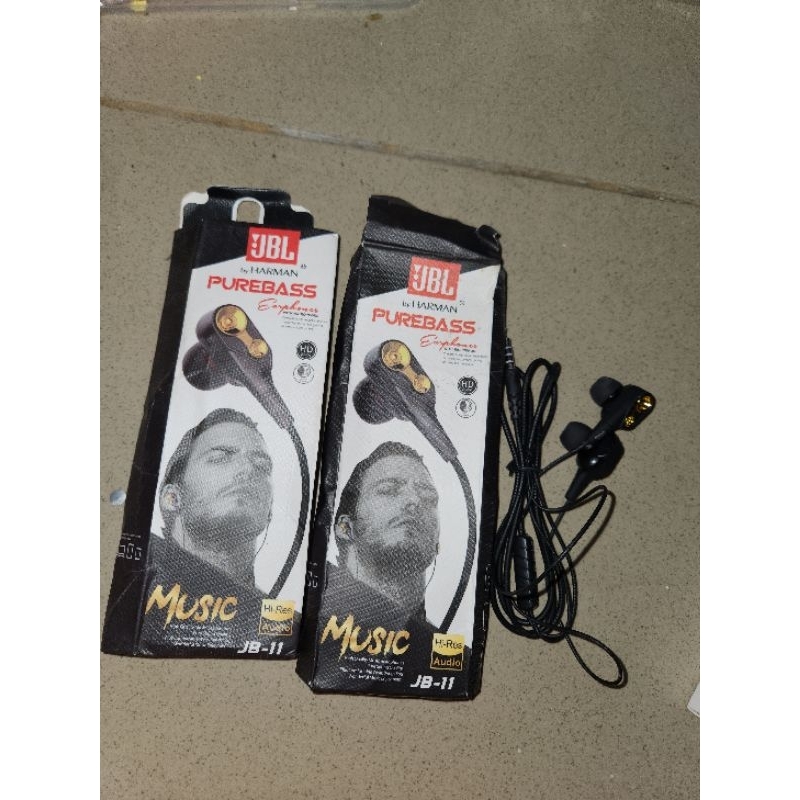 JBL Pure Bass Earphone Headset