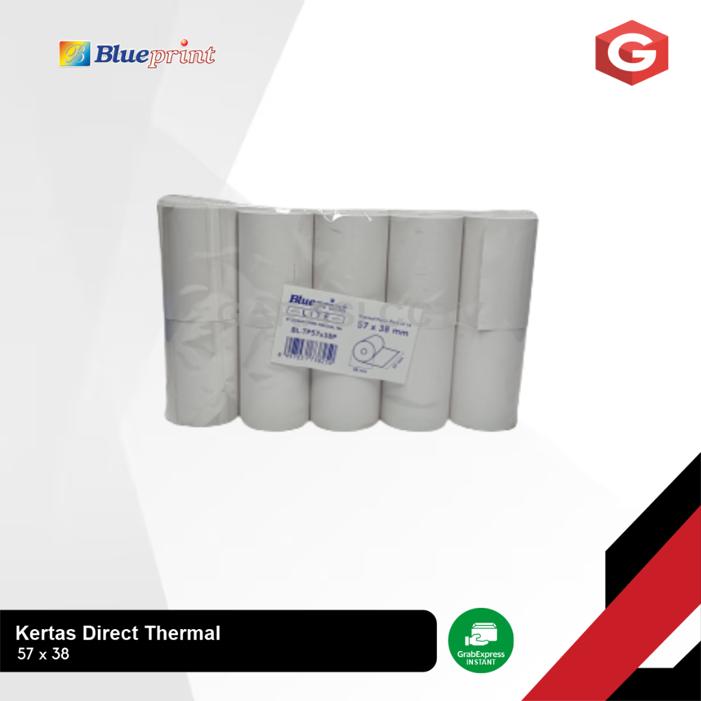 

Kertas Struk Thermal 57 x 38 Blueprint | Kertas Mesin EDC | Kertas Printer Kasir Thermal