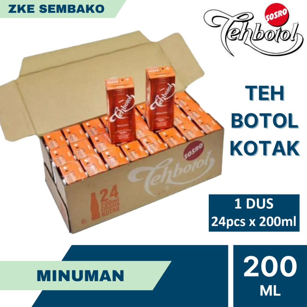 

Teh Botol Sosro 200ml 1 Dus Isi 24 Kotak