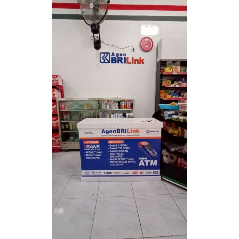 MEJA BRILINK + STIKER 150x50x70