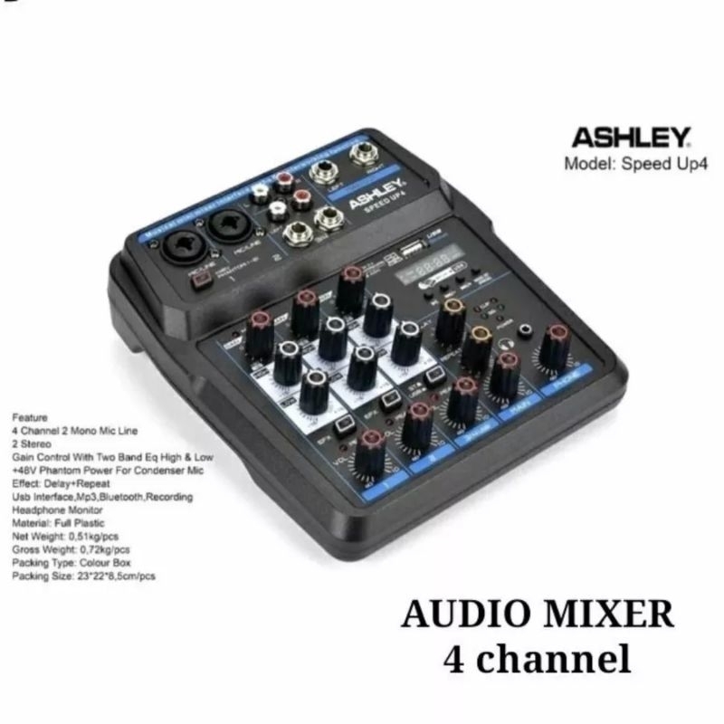Mixer Ashley Speed up 4 Effect Mixer ashley 4 channel Speed up4