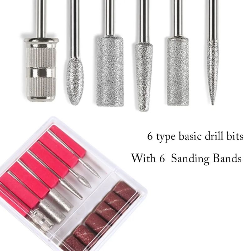 profesional salon nail art electric nail art drill grinding manicure pedicure manikur alat kikir amplas poles kuku elektrik nail art drill grinder bor kuku elektrik mini adjustable speed bisa atur kecepatan