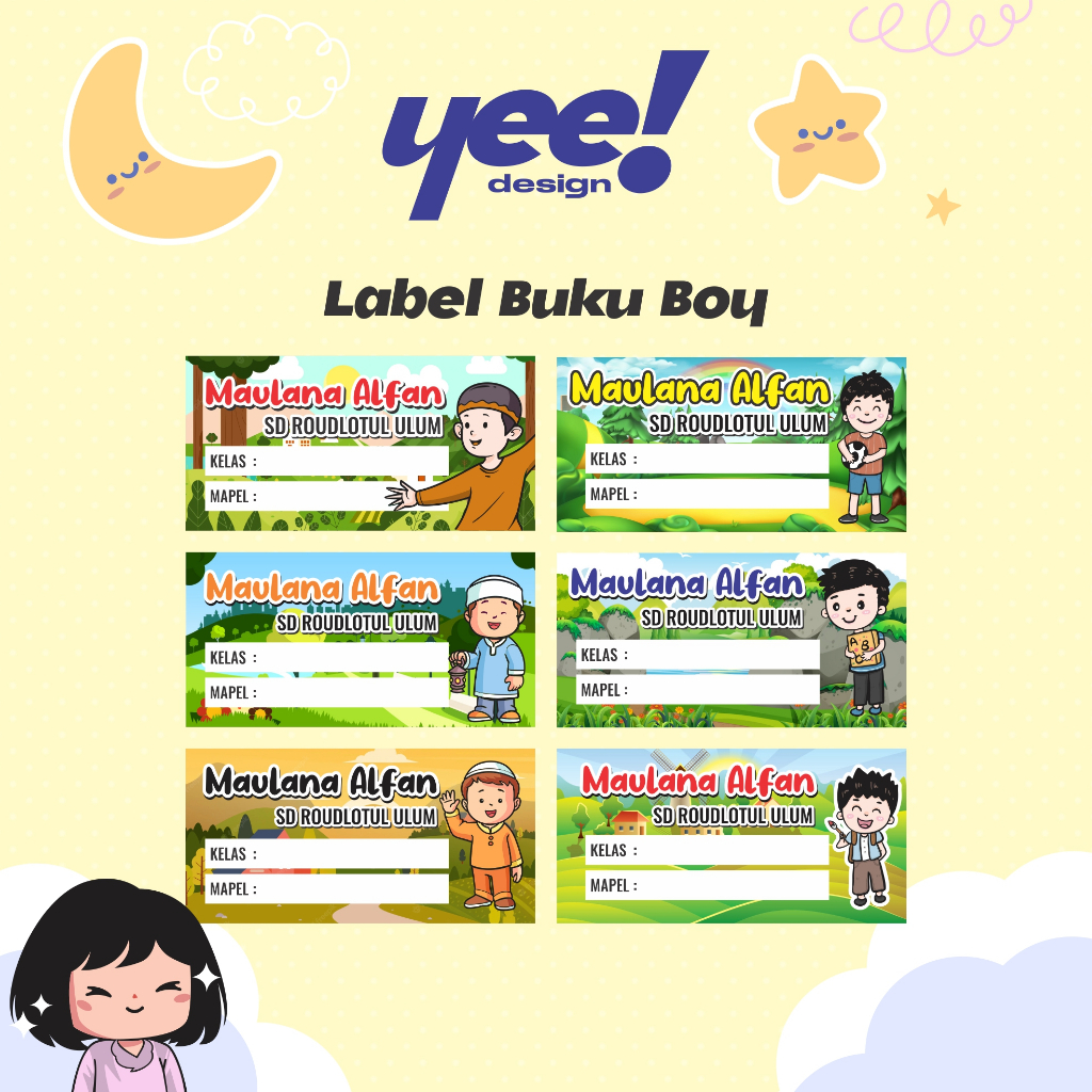 

LABEL/STIKER BUKU ANAK