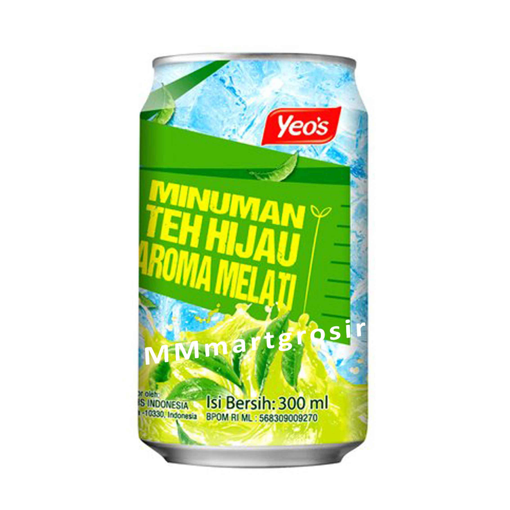 Yeo's / Greentea Jasmin / Teh hijau / Aroma Melati / 300ml