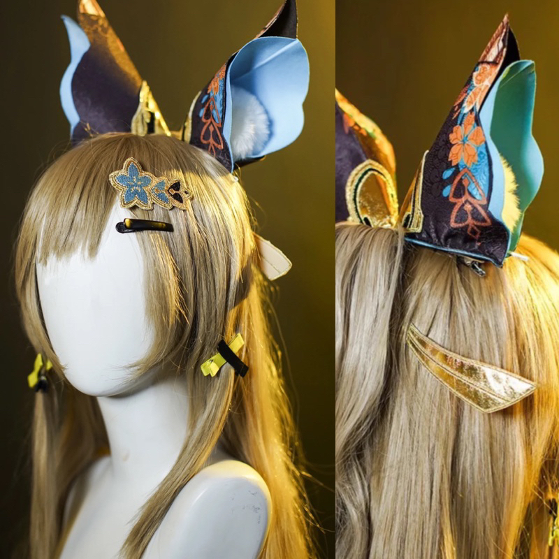 Set Hairpin Jepit Rambut Kirara Genshin Impact Cosplay