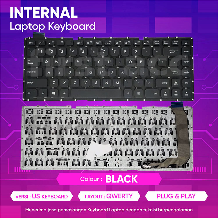 Keyboard Laptop Asus X441 X441B X441BA Ori New