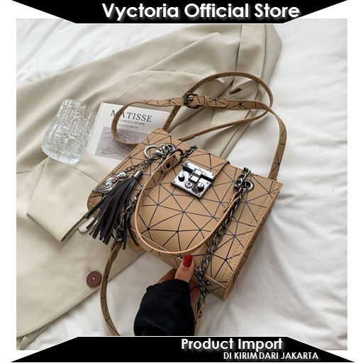 (COD) Vyctoria VOS03356 Tas Selempang Wanita Cantik Import Terbaru JT03356 03356