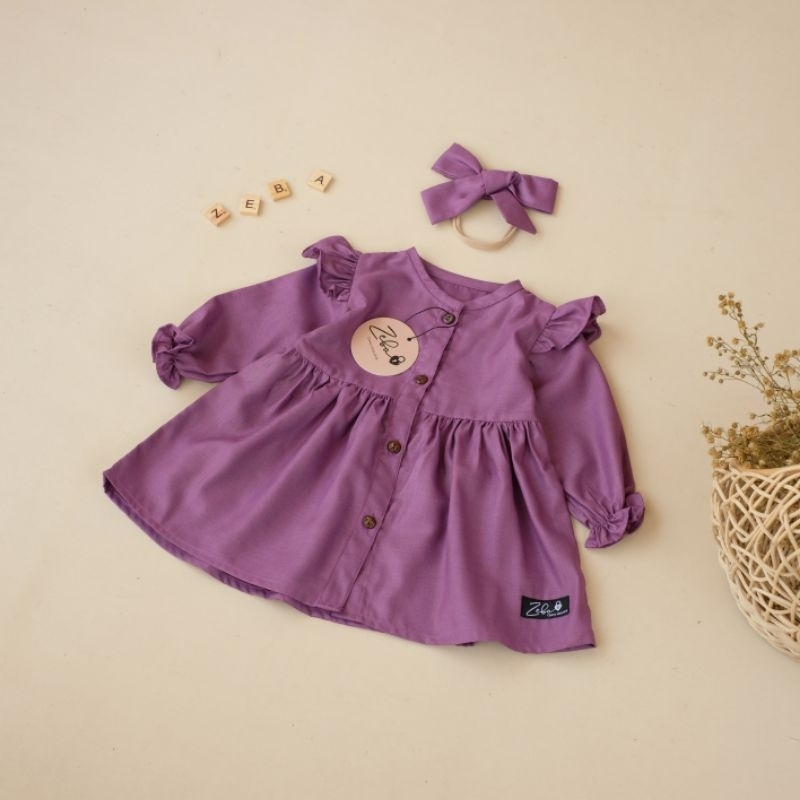 GAMIS DRESS BAYI NEWBORN KATUN JEPANG TOYOBO