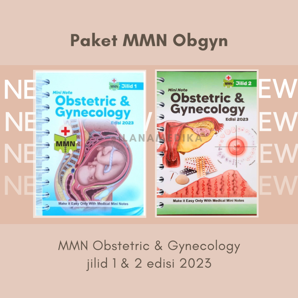 Medical Mini Notes Paket Obgyn MMN paket Obgyn kandungan paket kandungan Buku Saku Kedokteran Obgyn