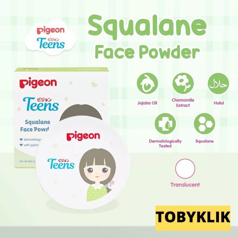 PIGEON TEENS Squalance Face Powder | Bedak tabur untuk remaja