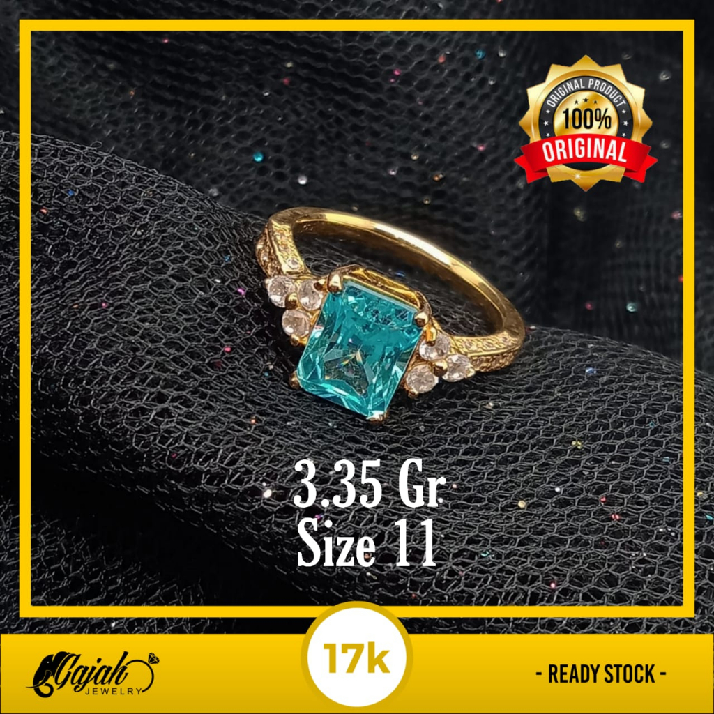 Cincin Emas 17K - 3.35 Gr Kadar 750 - 5585