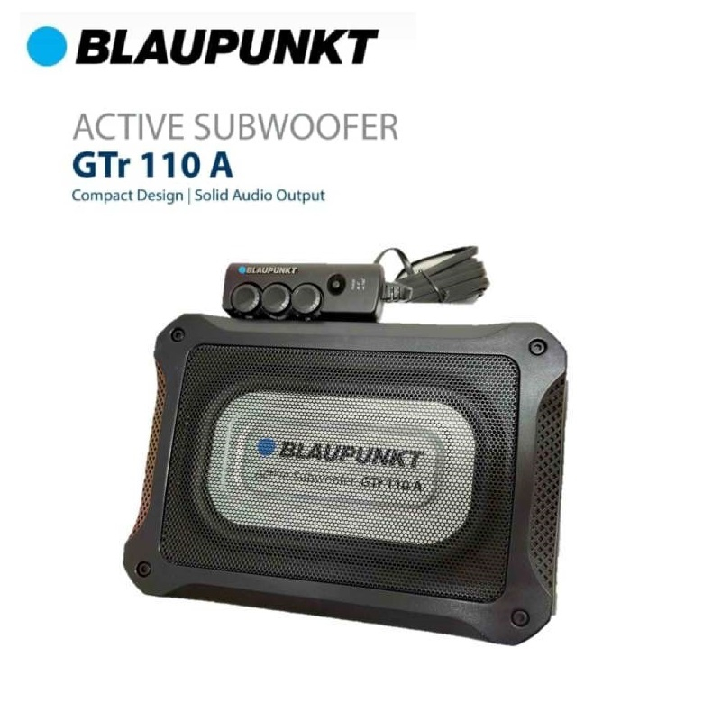 Subwoofer Kolong Aktif BLAUPUNKT GTr-110A / Active Slim Basstube