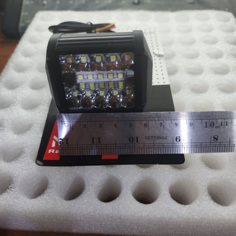 LAMPU TEMBAK SOROT CREE 12 ,15 LED / MATA WATERPROOf MINI KEDIP/FLAS